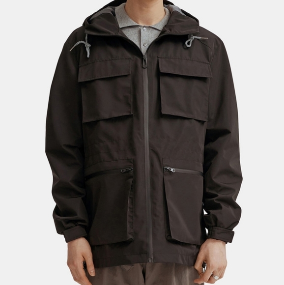 Noize Cody Techno Bonded Hooded Raincoat - US XL - Picture 1 of 12